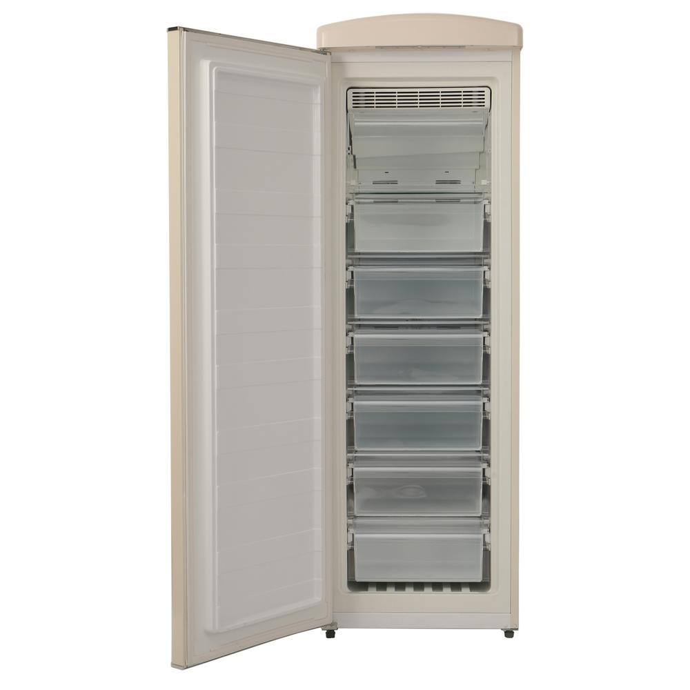 Equator 11.2 cu ft Retro Refrigerator-Freezer Set in Cream FF830C + RR1100C