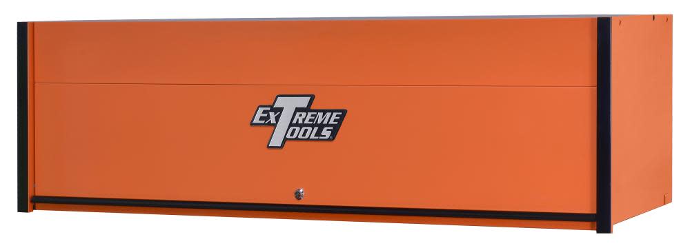 RX Series 72 In. x 30 In. Deep Hutch - Orange w/Black Handle， Power Tool Rack