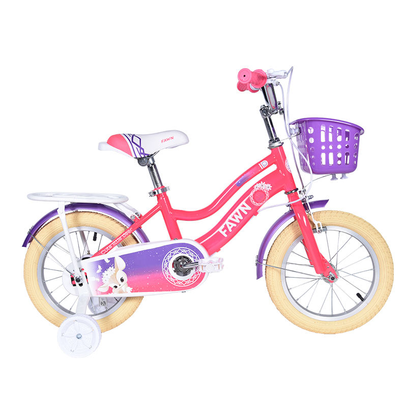 2023 Hot selling purple children's bicycle/comfortable seat outdoor ride on bike for kids/Baby Girl Cycle for children