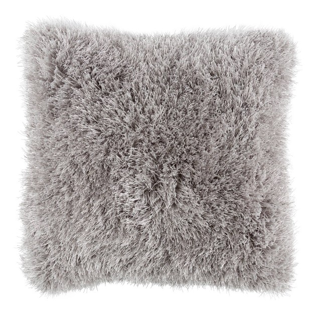 Oversized Plush Faux Fur Square Throw Pillow Yorkshire Home