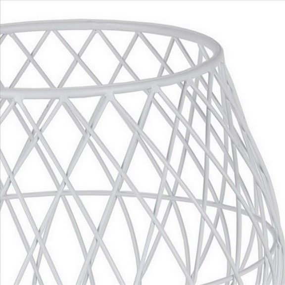 Benjara BM241061 29.5'' Dome Lattice Metal Planter...