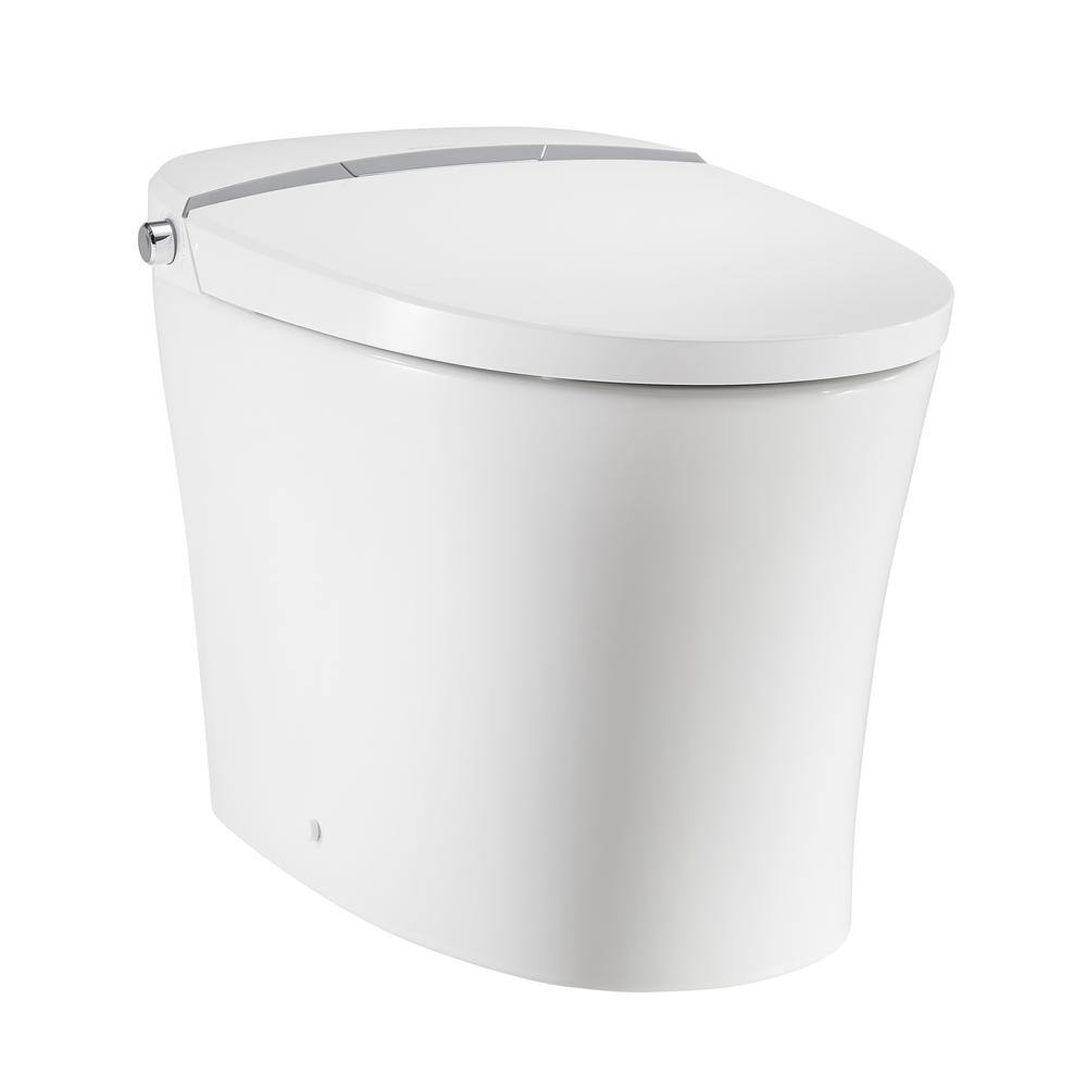 Swiss Madison Avancer Intelligent Tankless 1-piece 1.11.6 GPF Dual Flush Elongated Toilet in White Touchless Vortex Seat Included SM-ST060