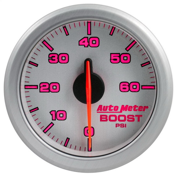 Auto Meter 9160 UL Airdrive Boost 0 60 Silvr