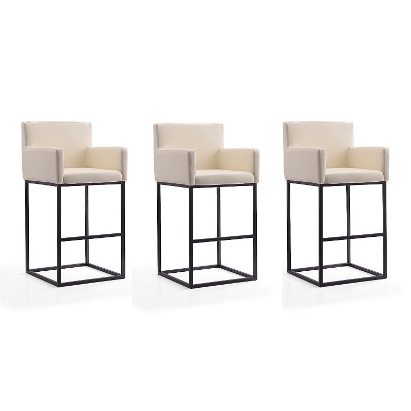 MANHATTAN COMFORT Ambassador Bar Stool 3-piece Set