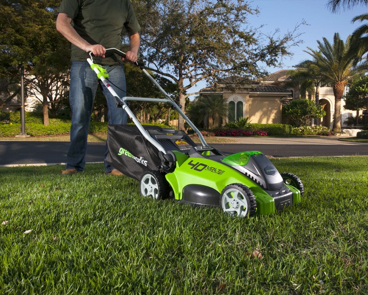 40V 16-Inch Cordless Lawn Mower | Greenworks