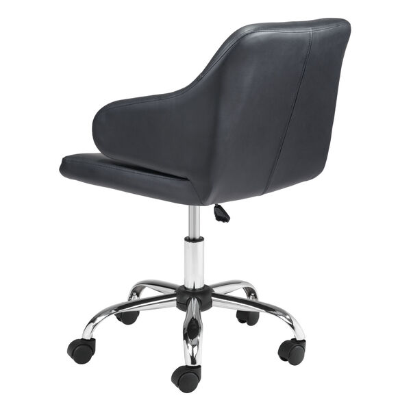 Designer Black and Silver Office Chair