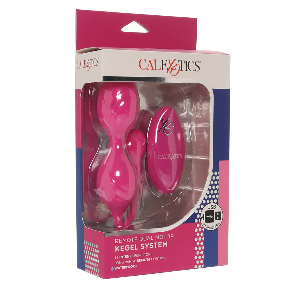 Remote Dual Motor Kegel System in Pink