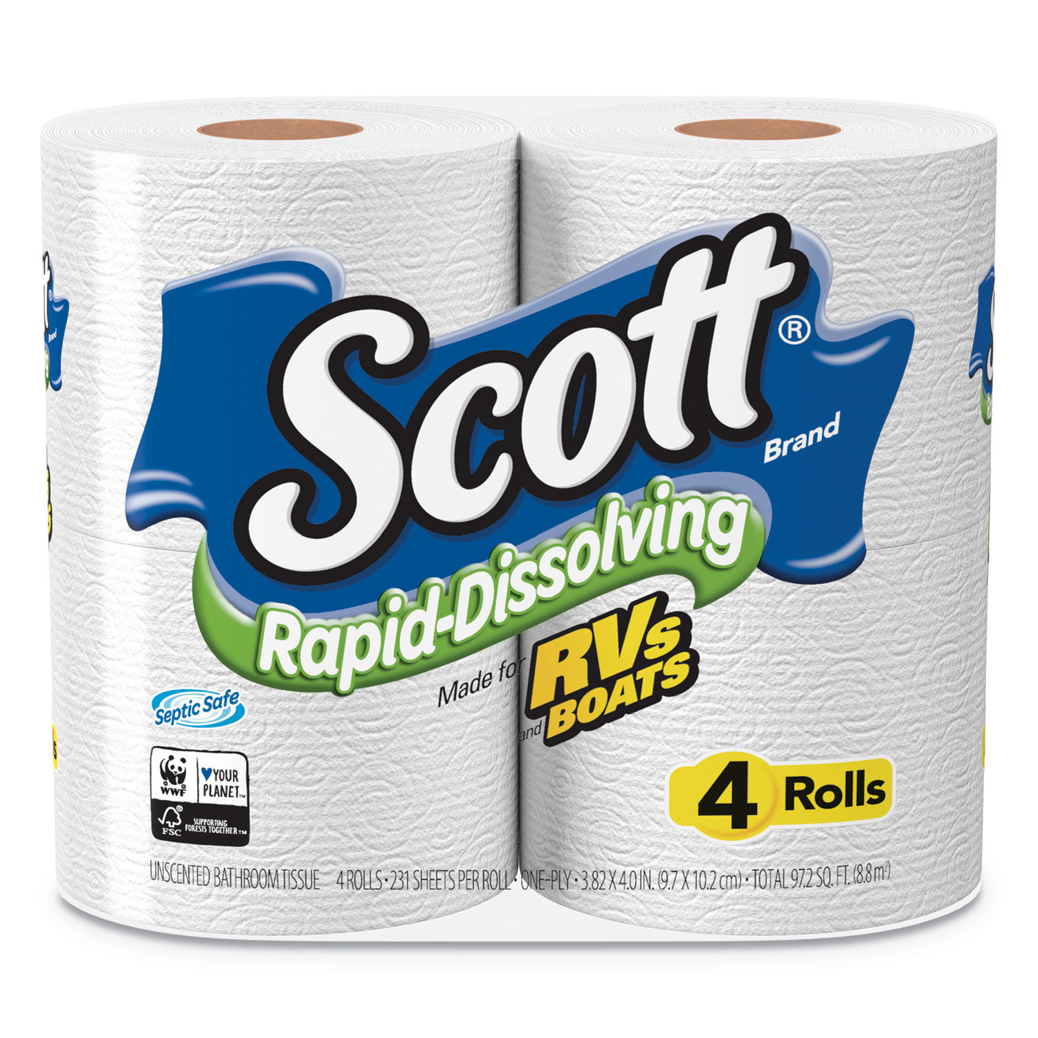 Rapid-Dissolving Toilet Paper by Scottandreg; KCC47617