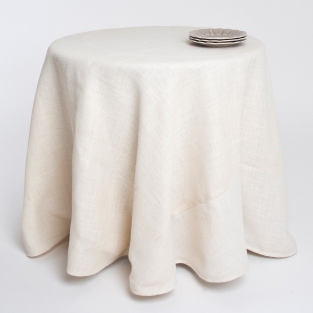 Saro Lifestyle Burlap Tablecloth