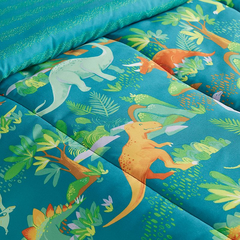 The Big One Kids? Jude Dino Reversible Comforter Set with Shams