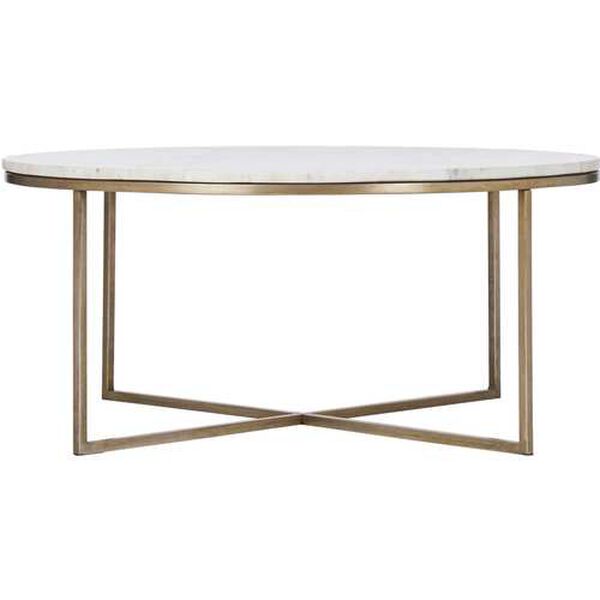 Lova Antique Brass Coffee Table