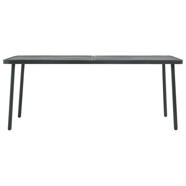 vidaXL Patio Table Dark Gray 70.9