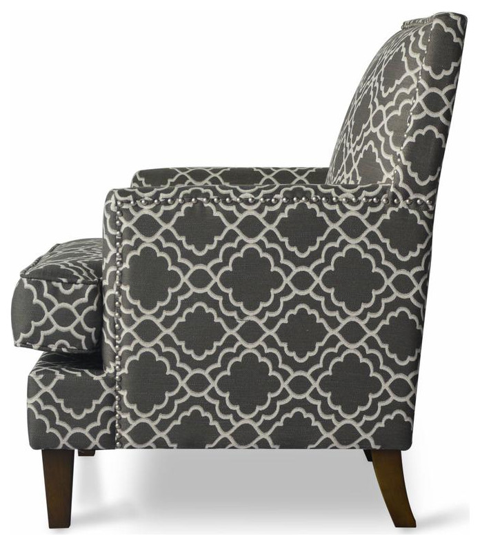 AUBREY CH GRANITE  Accent Chair   Mediterranean   Armchairs And Accent Chairs   by Kolibri Decor  Houzz