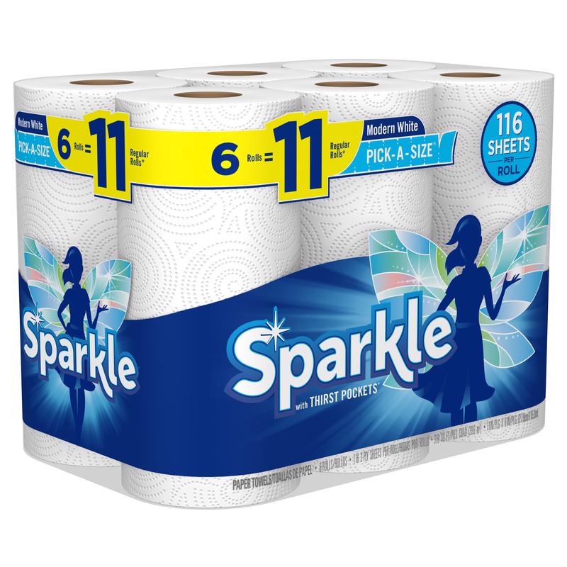 PAPER TOWEL 2PLY 6PK WHT