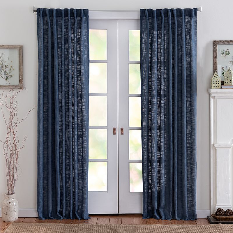 Corona Curtain Eastman Solid Back Tab Window Curtain