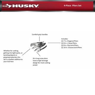 Husky Pliers Set (4-Piece) 90153