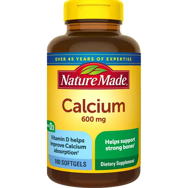 Nature Made 100-Count Liquid Gel Calcium Softgels