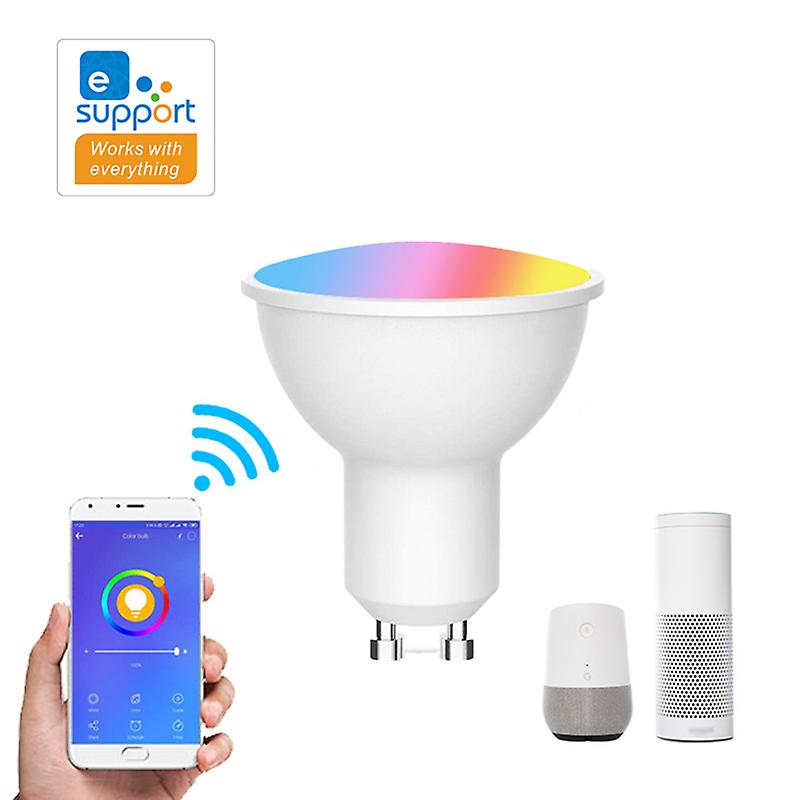 1/2/3/4pcs Gu10 Rgb Led Bulbs 8w Gu10 Rgbw Rgbww Led Lamp Gu 10 With 16 Colors Ir Remote Control Memory Function Smart Bulb