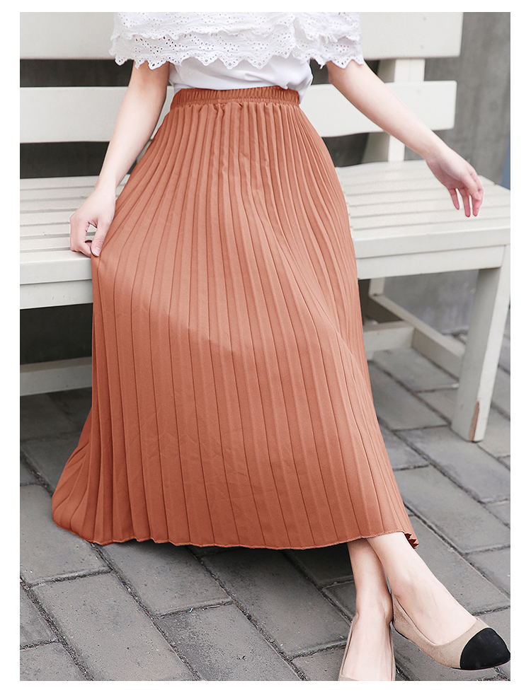 Urban Casual Women's Pleated Skirt Skirt