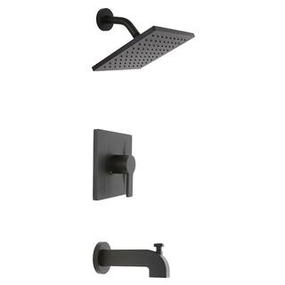 Premier Westwind Single-Handle 1-Spray Tub and Shower Faucet in Matte Black (Valve Included) 3585650