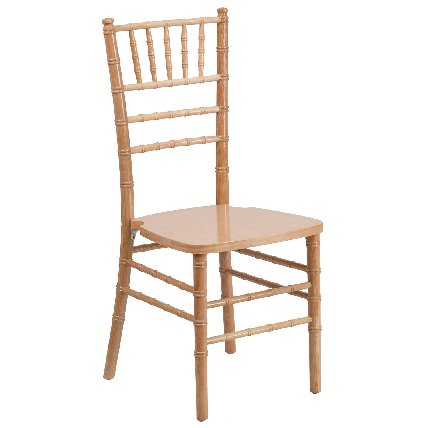 Flash Furniture 2 Pack HERCULES Series Natural Wood Chiavari Chair  Crowdfused