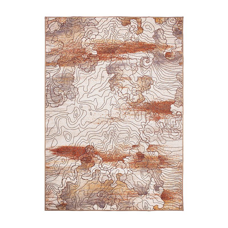 My Magic Carpet Vienna Abstract Machine Washable Rug