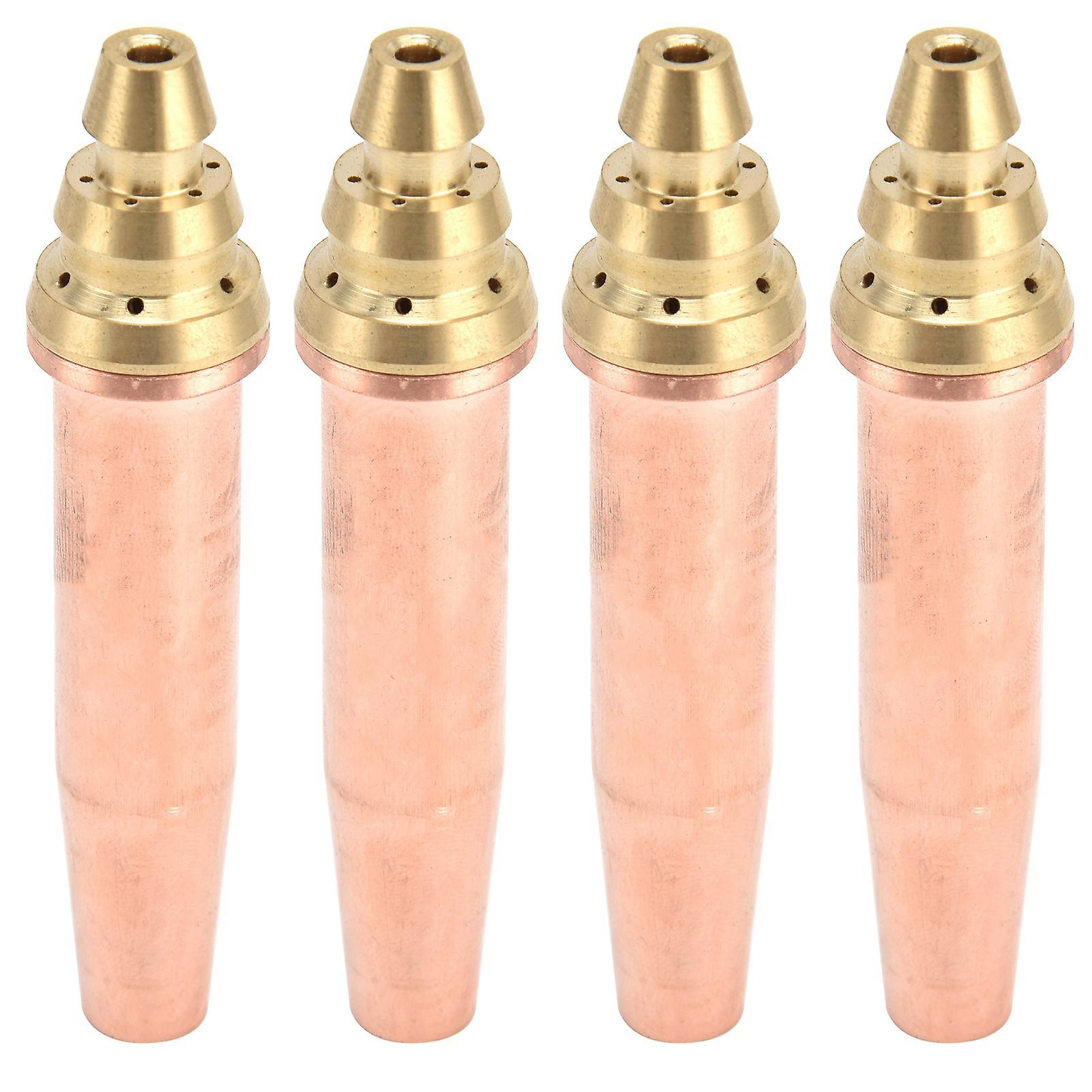 4Pcs Propane Cutting Torch Tips High Temperature Resistance Fast Cutting Isobaric Cutting Nozzle1#