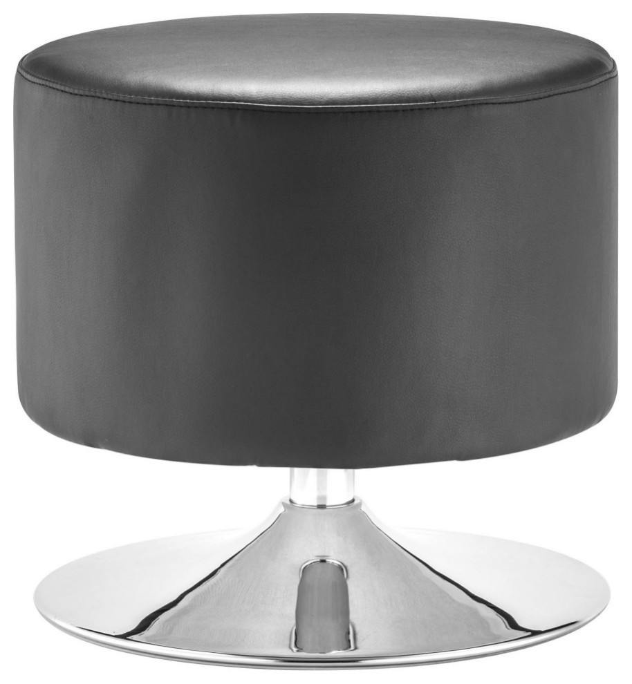 Plump Ottoman Black   Contemporary   Footstools And Ottomans   by Homesquare  Houzz