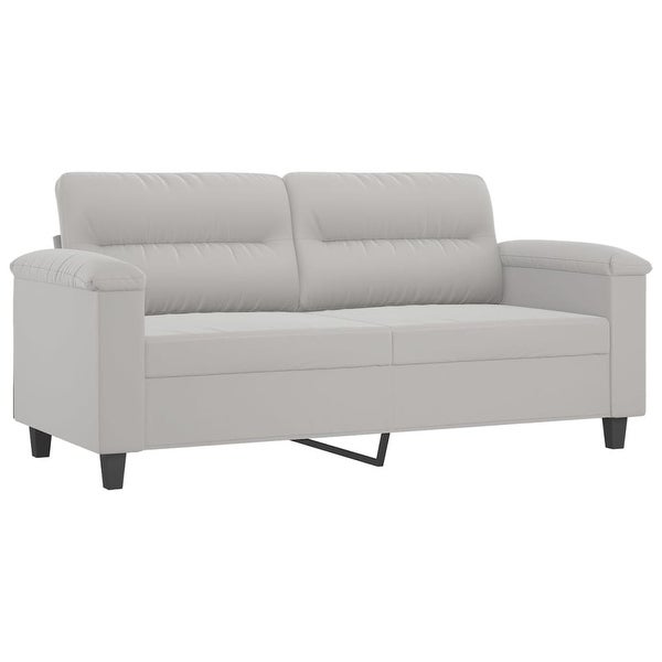 2-Seater Sofa Light Gray 55.1