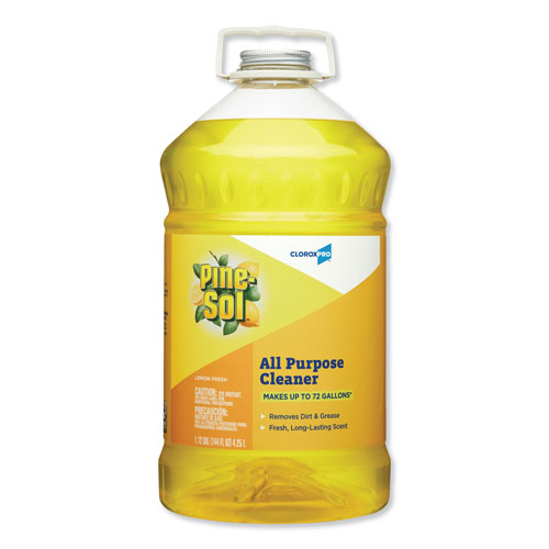 Clorox Pine Sol All Purpose Cleaner | Lemon Fresh， 144 oz Bottle， 3