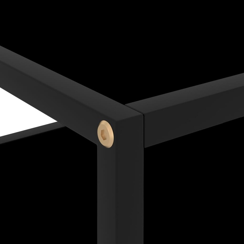 vidaXL Console Table Black 19.7\