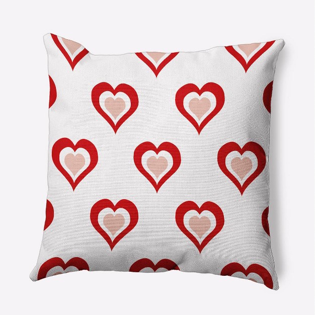 Valentine x27 s Day Burning Love Square Throw Pillow Firecracker E By Design