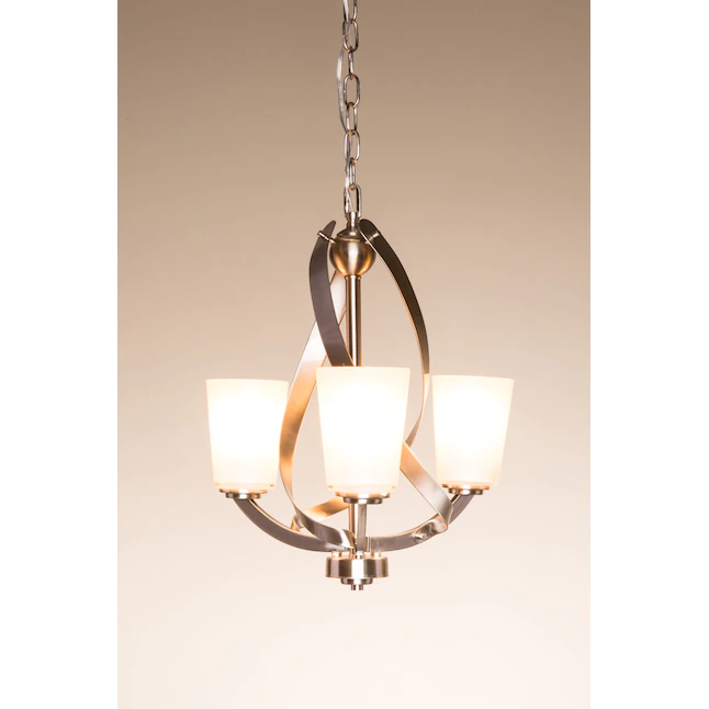 Kichler 34694 Layla 3-Light Brushed Nickel Modern/Contemporary Chandelier