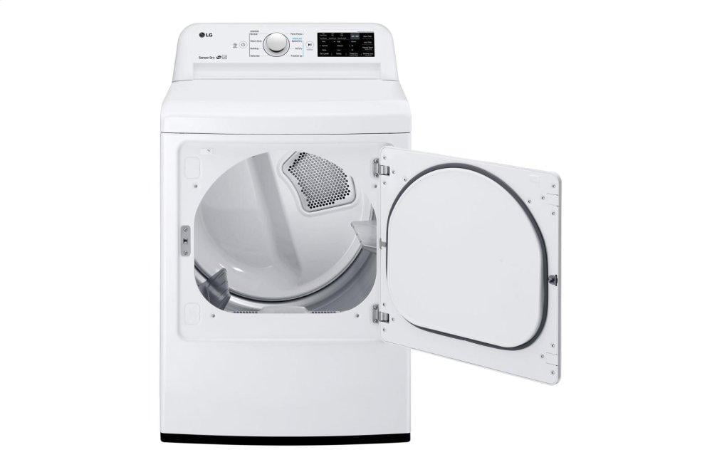 Lg DLE7100W 7.3 Cu. Ft. Electric Dryer With Sensor Dry Technology