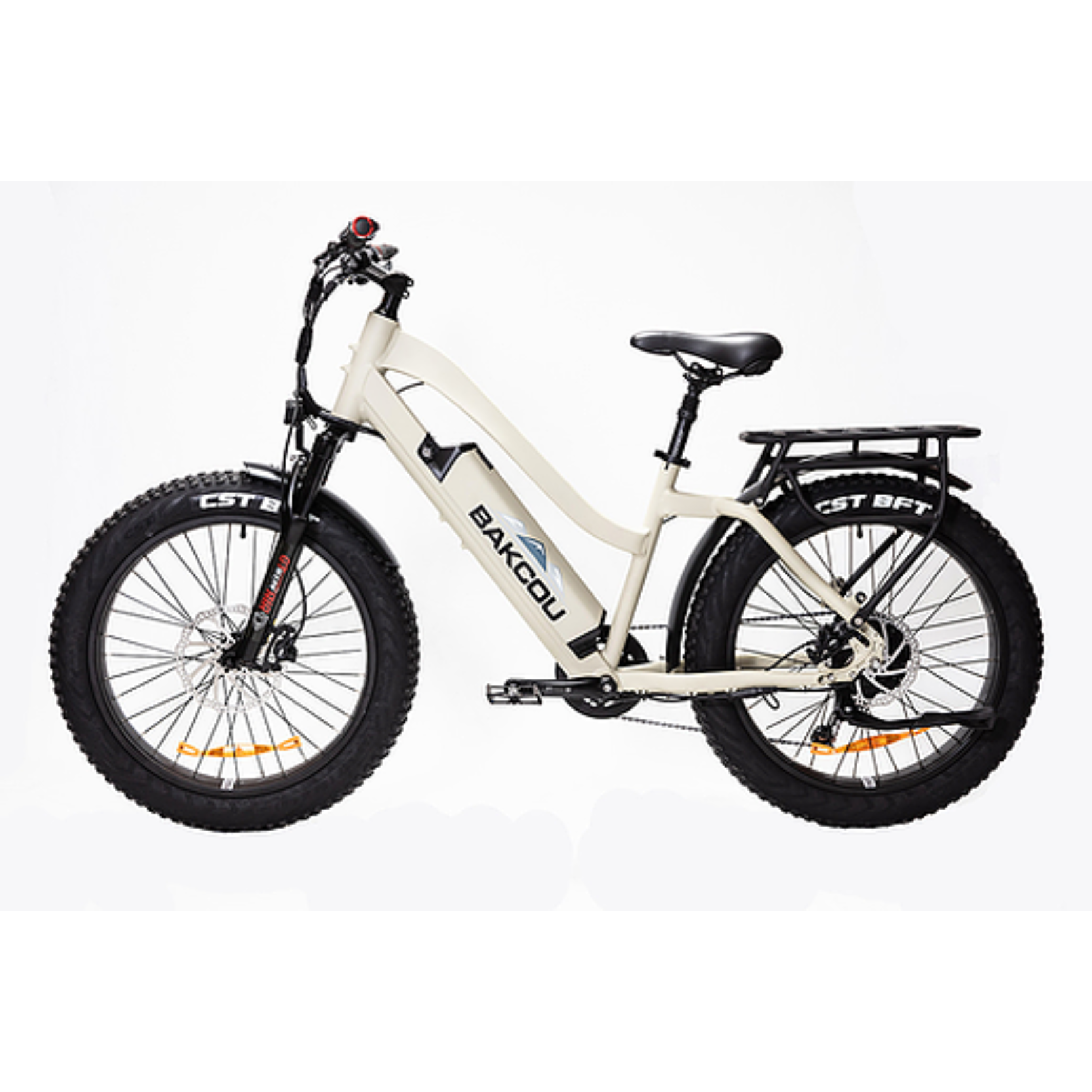 Bakcou Flatlander ST Frame Hunting Ebike Fat Tire Electric Mountain Bike 750w For Riders 5'6 and Shorter