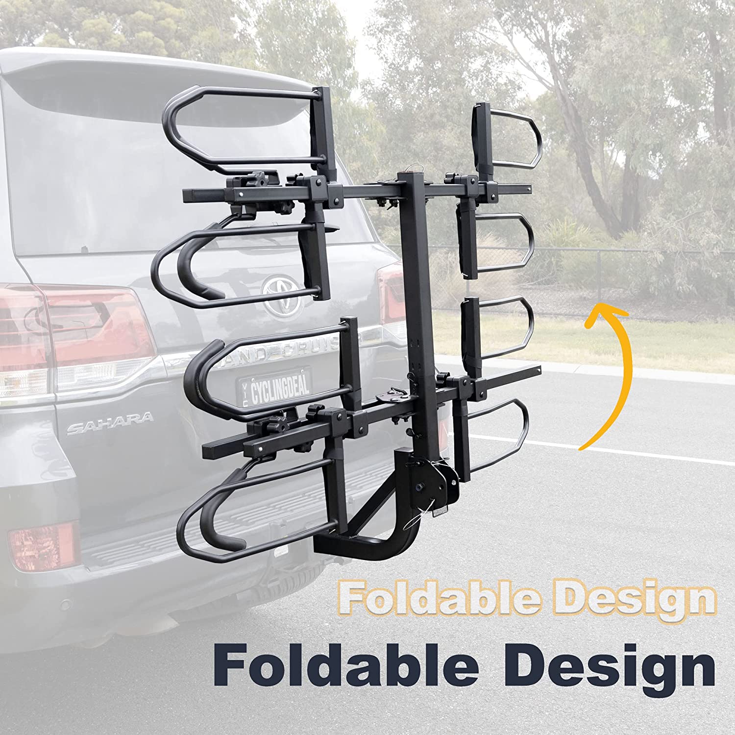 CyclingDeal 4 Bike Car Rack