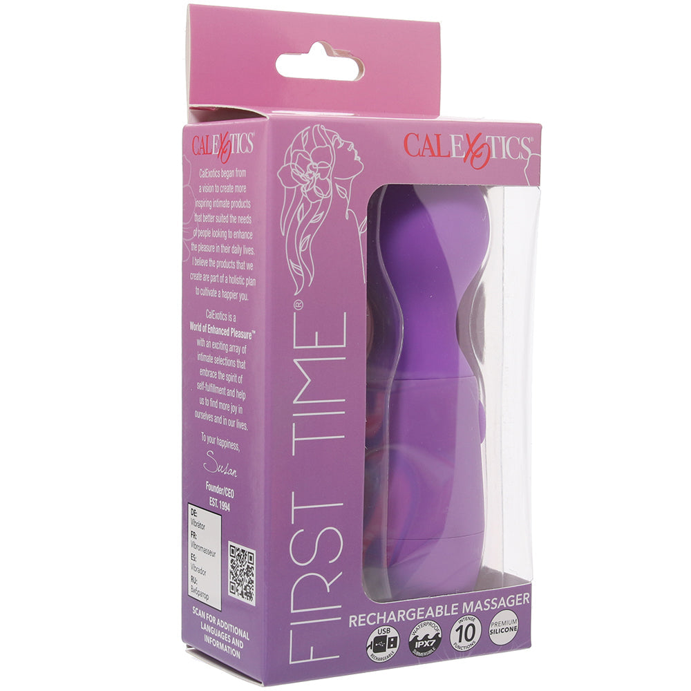 First Time Rechargeable Massager in Purple