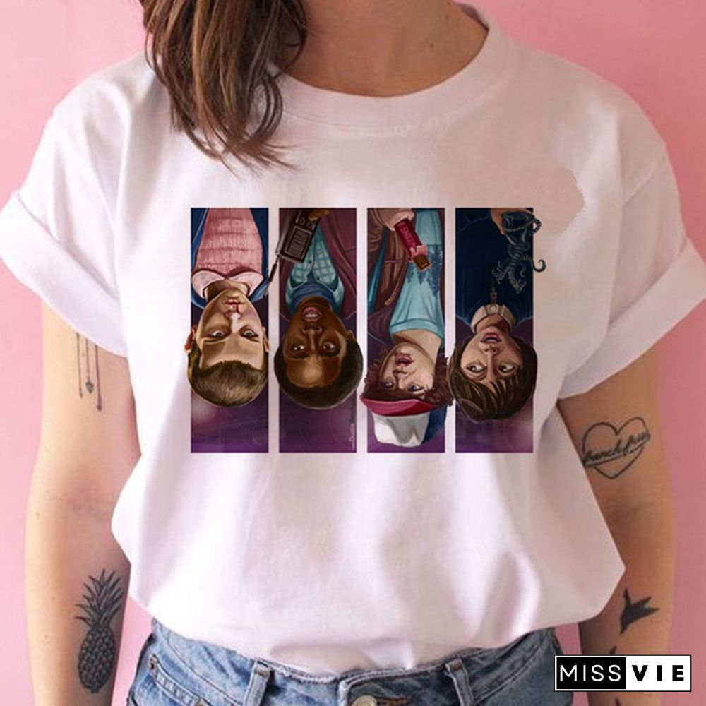 Stranger Things Season 3 T Shirt Women Upside Down Tshirt Eleven Female Graphic Grunge T-Shirt Femme Tee Shirts Funny Clothing