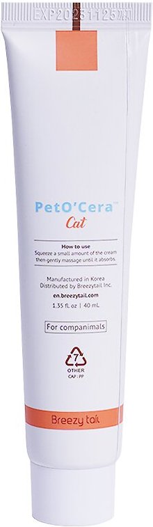 PetO'Cera Ceramide Cream Cat Moisturizer， 1.35-oz tube