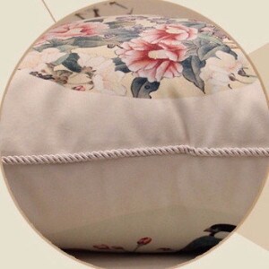 Luxury White Bird Round Printing Pillow 18\