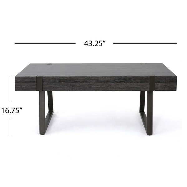 Abitha Faux Wood Coffee Table by Christopher Knight Home - 43.25