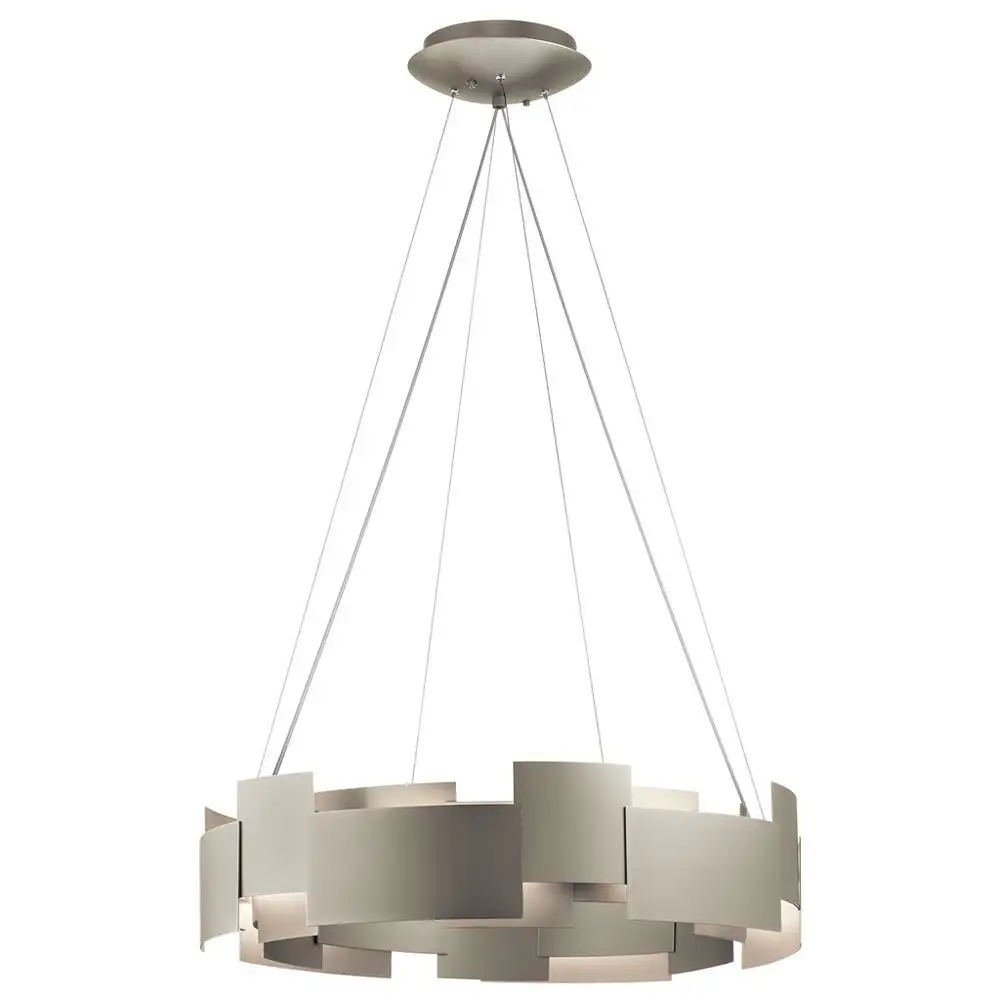 Kichler Lighting Moderne Collection 2-light Satin Nickel LED Chandelier