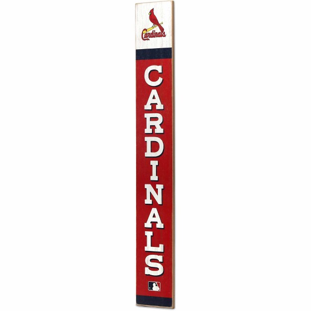 Mlb St Louis Cardinals Baseball Vertical Wood Sign Panel