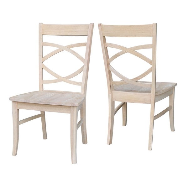 Unfinished Milano Dining Chairs - Set of 2