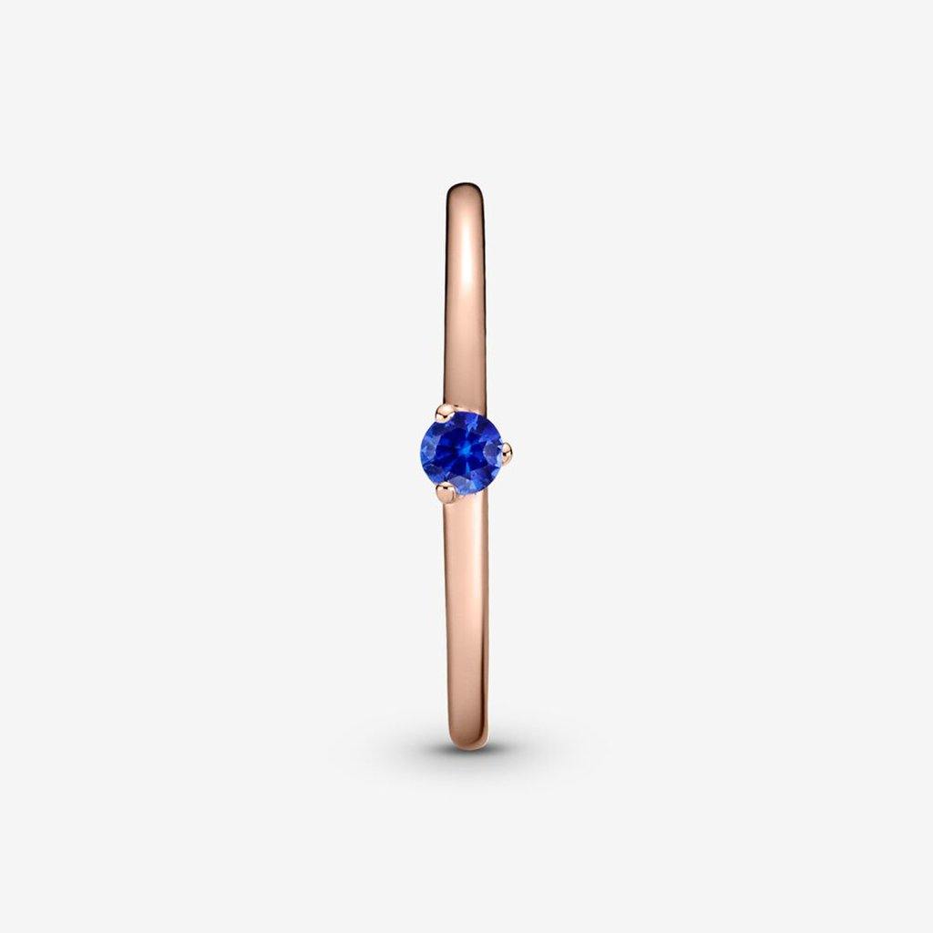 PANDORA  Stellar Blue Solitaire Ring