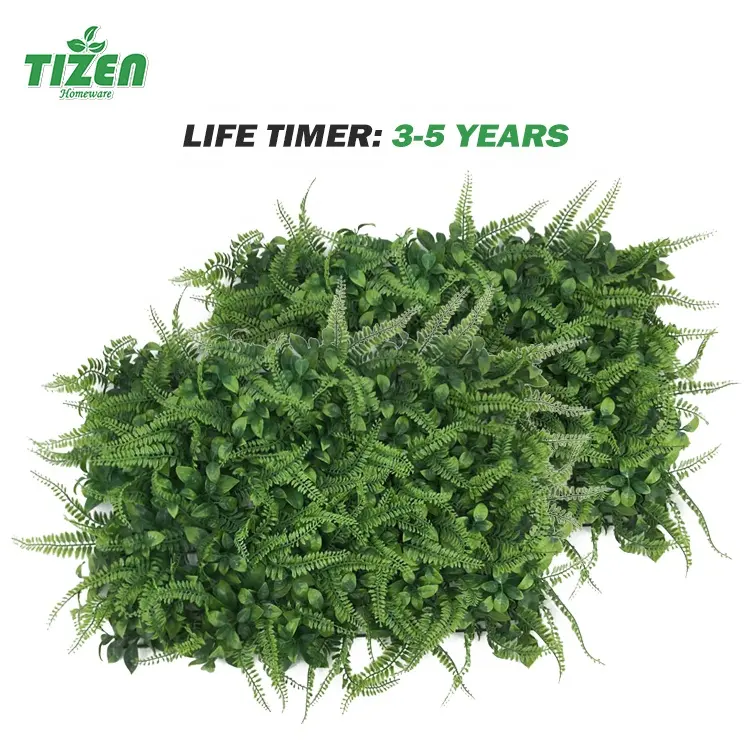 Tizen Factory Supply Faux living screen Hanging Backdrop panel Artificial Green Plant Grass Wall