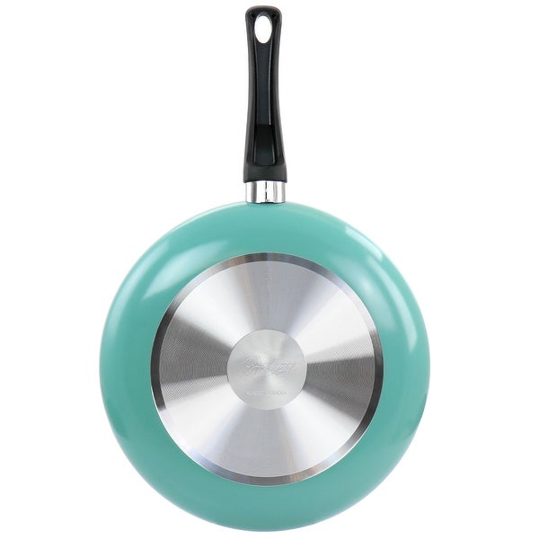 11.5 Inch Aluminum Nonstick Frying Pan in Teal