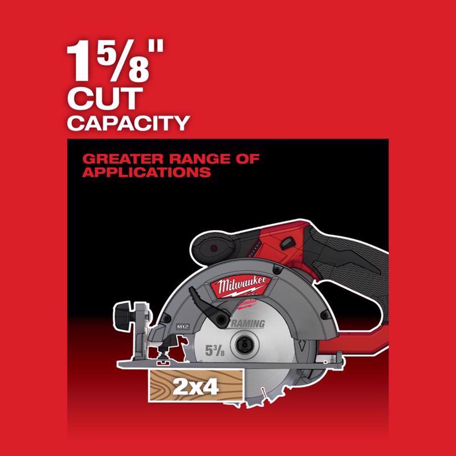 MW M12 Fuel 12 V Cordless Circular Saw Tool Only