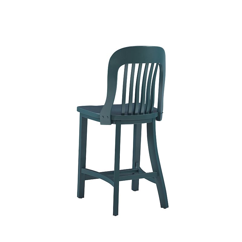 Linon Maylen Wood-Seat Counter Stool 2-Piece Set