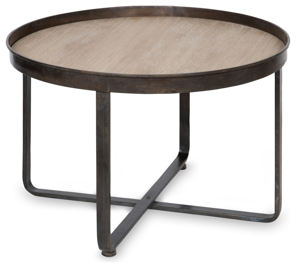 Zabel Metal Coffee Table   Industrial   Coffee Tables   by Uniek Inc.  Houzz